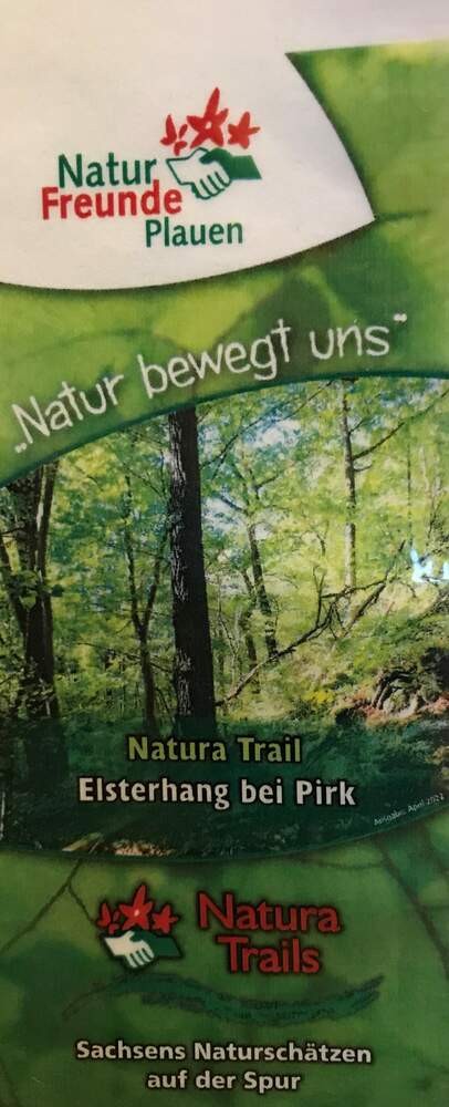 Titelblatt des Flyers zum Natura Trail