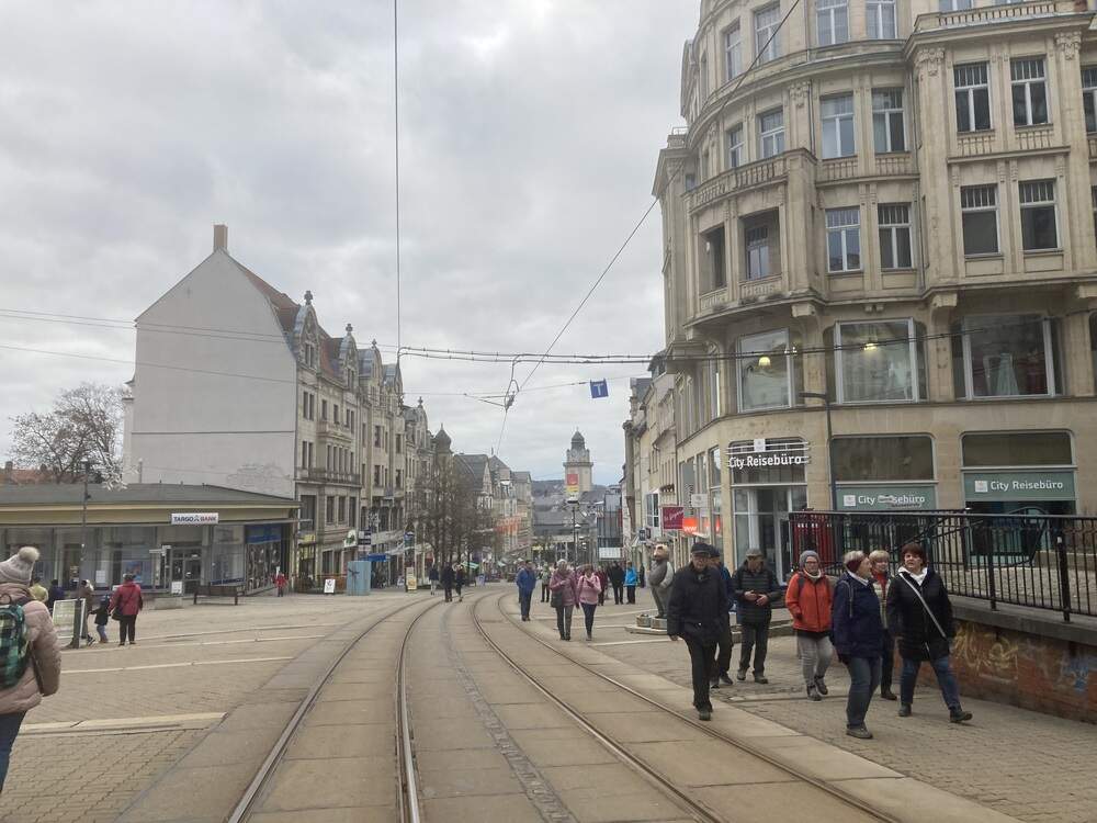 Bild1-Die Bahnhofstraße hinauf